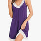 👗🌸 Elegant Lace Nightgown – V-neck, hollow lace trim, breathable cotton. 50% OFF! 🔥