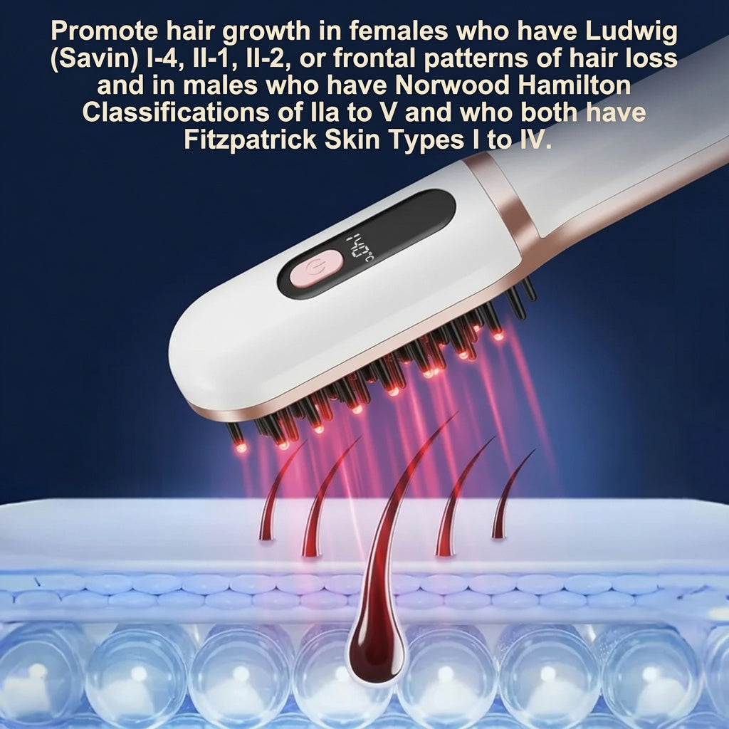 🔥🔥Electric current scalp care and hair strengthening comb