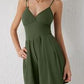 ☀️Summer Essential-Limited Time Low Price💕Women's Casual Adjustable  Plain Backless Wrap Cami Romper