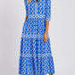 🎉Spring Specials Sale 50% OFF🌸💐Women’s Geometric Print V-Neck Maxi Dress