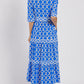 🎉Spring Specials Sale 50% OFF🌸💐Women’s Geometric Print V-Neck Maxi Dress