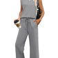 💕Hot Sale  60% OFF🔥New Women's  Sleeveless Top & Wide-Leg Pants Set