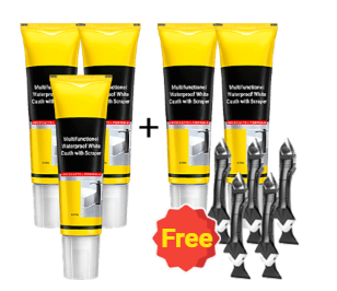 ✨Buy now and receive a free scraper✨Multifunctional Waterproof White Caulk with Scraper