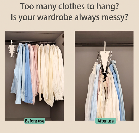 🔥Limited-time offer-Multifunctional Triangle Closet Organizer