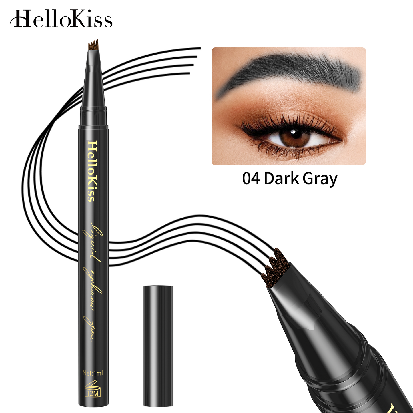 4-Tip Microblade Brow Pen