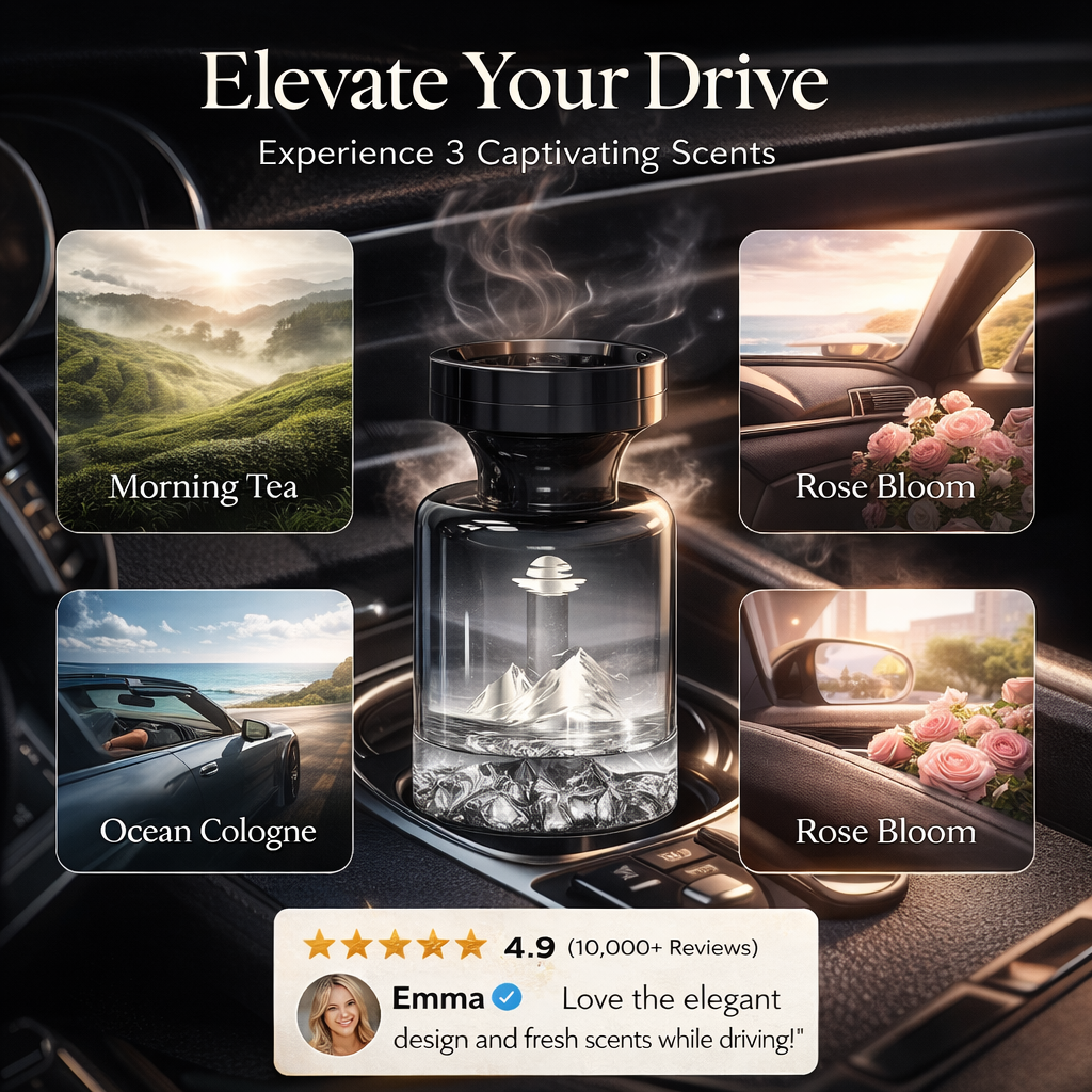 🥳2026 HOT SALE🥳🌿 50% OFF!🚗 Long-Lasting Car Air Freshener – Natural plant extracts, eliminates smoke & pet odours. Weeks of freshness. Mountain design. Breath easy! 💨✨