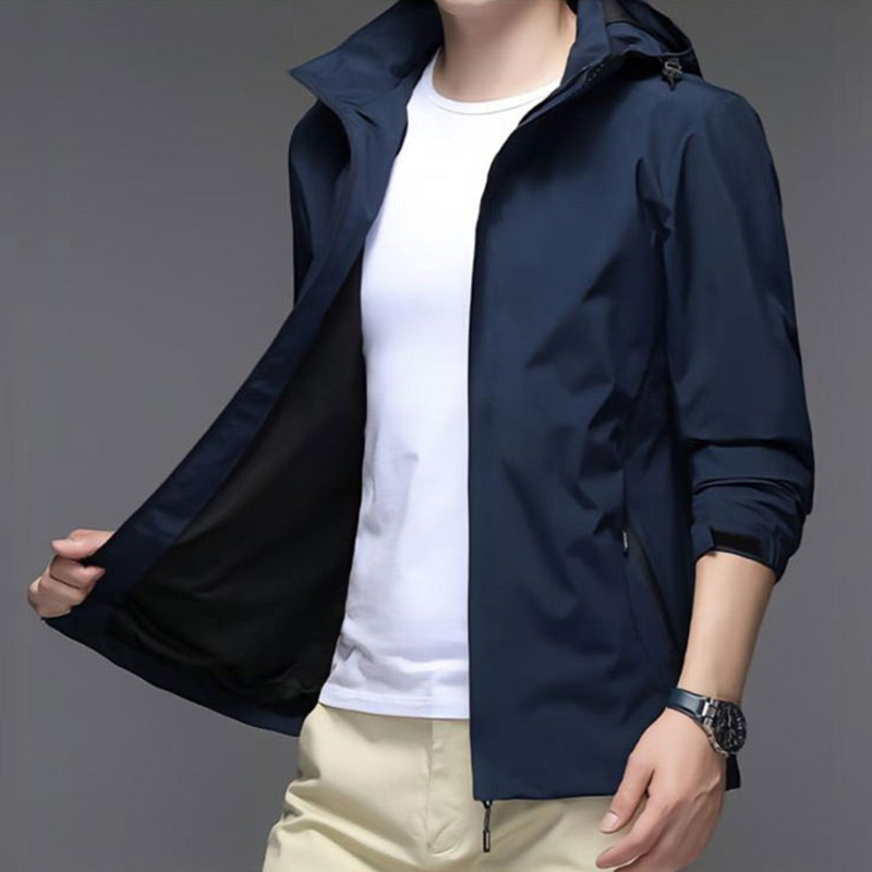 Lightweight Full-Zip Hooded Jacket