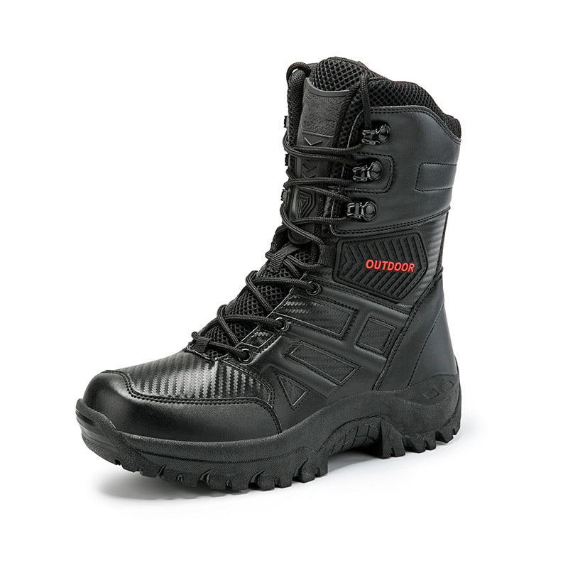 Men Outdoor Waterproof Non-Slip Hiking Boots Combat Boots