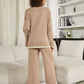 Classy Elastic Knit Lounge Set