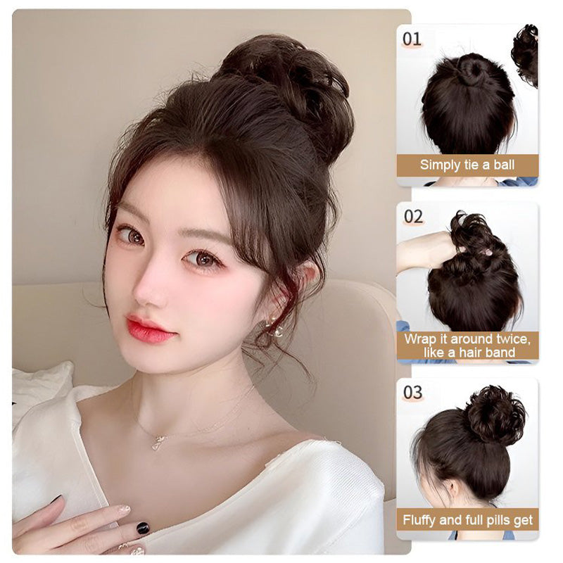 🔥🖤🔥Upgraded Voluminous & Realistic Maruko Hair Ring