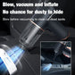 🏆Blow, Vacuum and Inflate all-in-one Cordless Vacuum Cleaner for Home and Car🔥