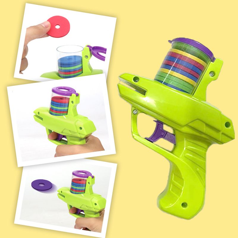 📢📢50 % OFF !!🎅Kid’s Gift! Mini Flying Disc Launcher Toy