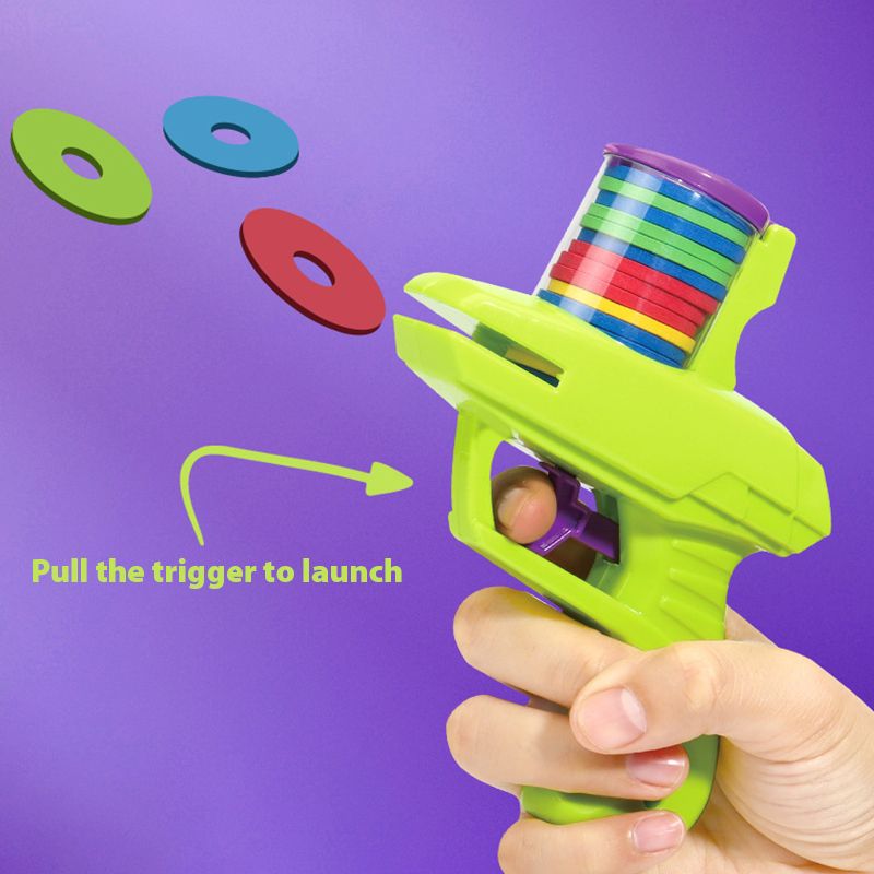 📢📢50 % OFF !!🎅Kid’s Gift! Mini Flying Disc Launcher Toy