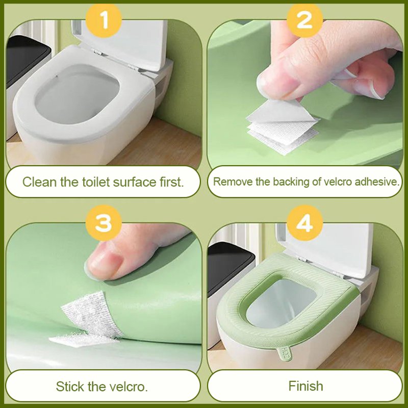 🎁Hot Sale Offers💦Waterproof Toilet Seat Cushion