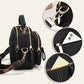 ✨Hot Sale 50% off🎁Classic Multifunctional Compartments Adjustable Wide Shoulder Strap PU Leather Crossbody Bag