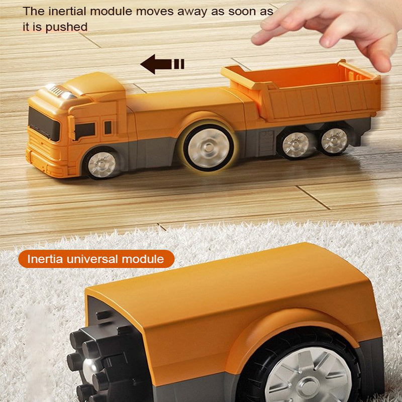 🎅Christmas Pre-sale🎁Magnetic Transform Engineering Car Assembled Toys