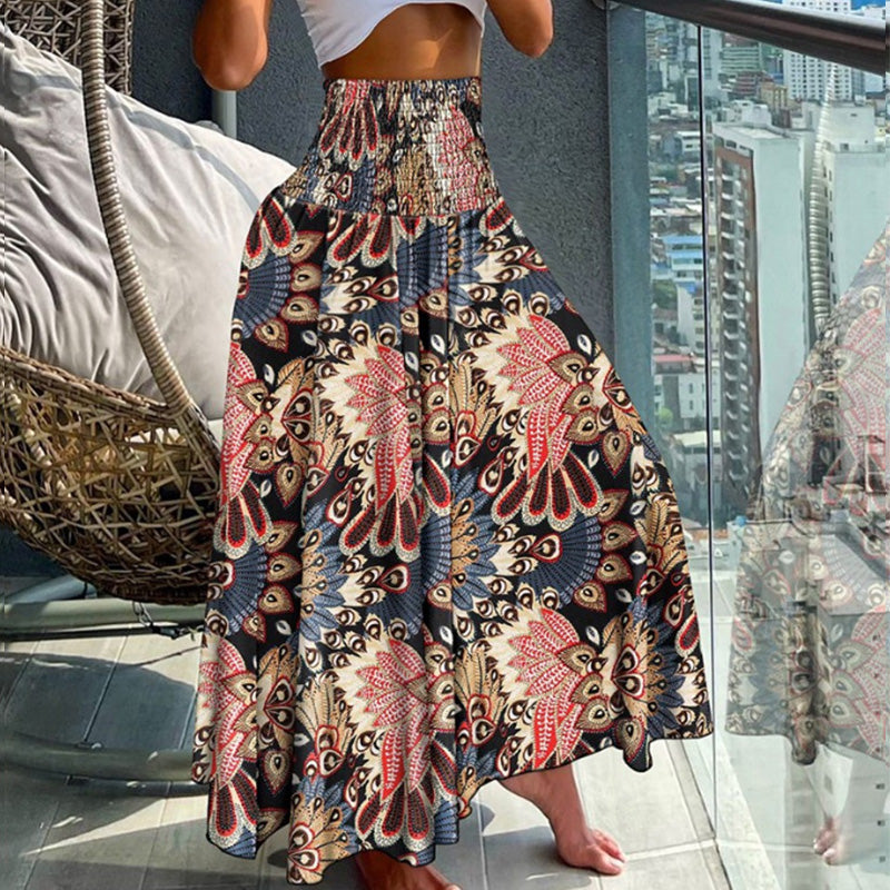 👗 LIMITED TIME 50% OFF! ✨ Women's High-Waisted Floral Skirt – Lightweight, Elegant & Versatile 💐