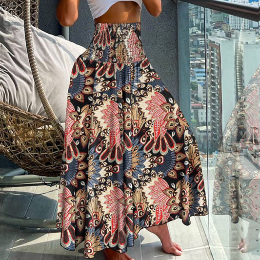 👗 LIMITED TIME 50% OFF! ✨ Women's High-Waisted Floral Skirt – Lightweight, Elegant & Versatile 💐