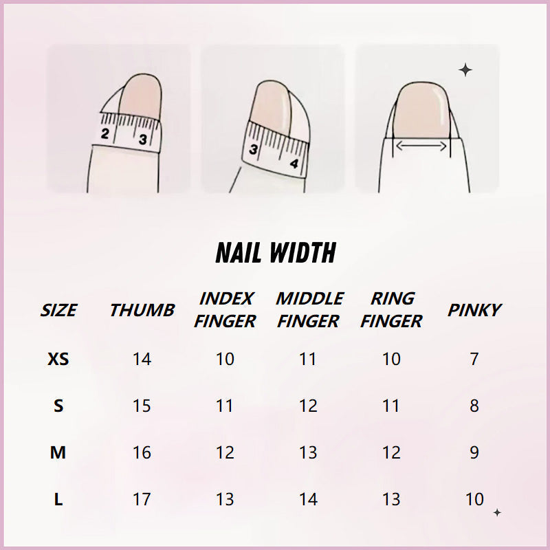 Fashion Cool Firm Press on Nails Fake Nails