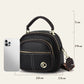 Classic Multi-Compartment Adjustable Wide Strap Leather Crossbody Apple Bag👝