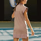🌸Up to 40% off🔥Women's Sporty Half Zip Pullover Sleeveless Mini Dress