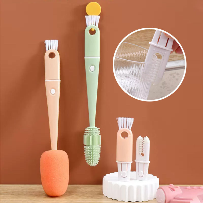 3 in 1 Cup Cleaning Brush with Long Handle