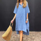 💕Limited Time 50% Off💕Oversized Shirt Midi Dress with Pocket