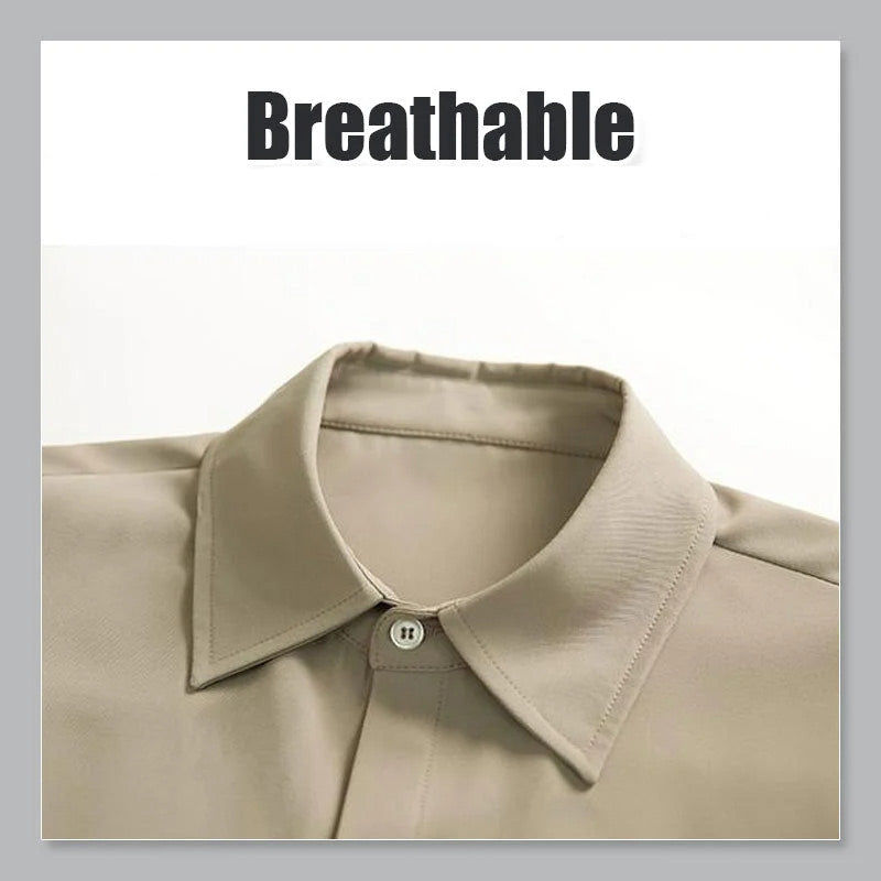 Men's Summer Breathable Short-Sleeved Shirt