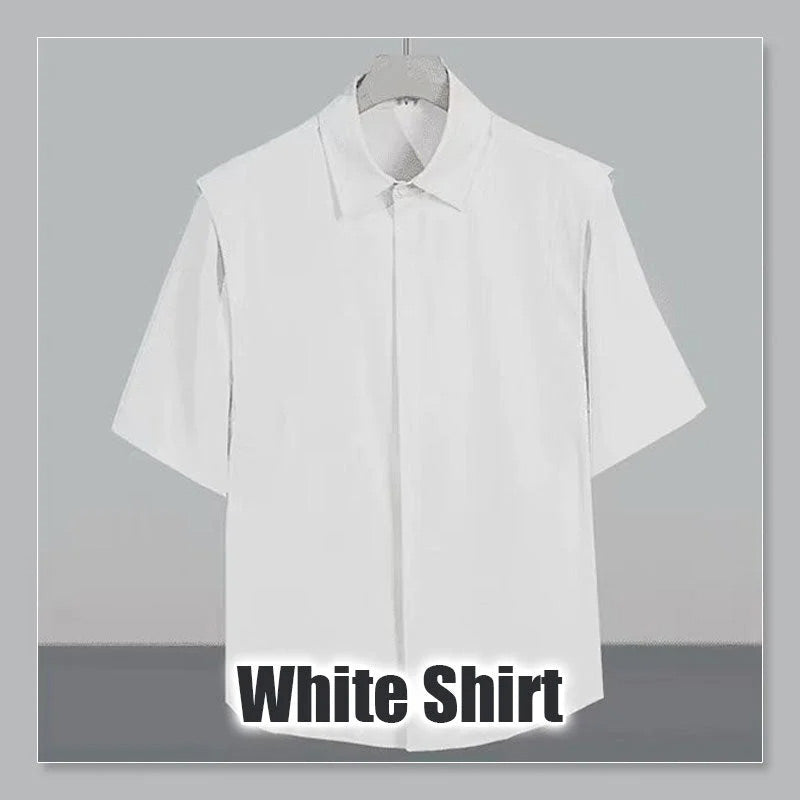 Men's Summer Breathable Short-Sleeved Shirt