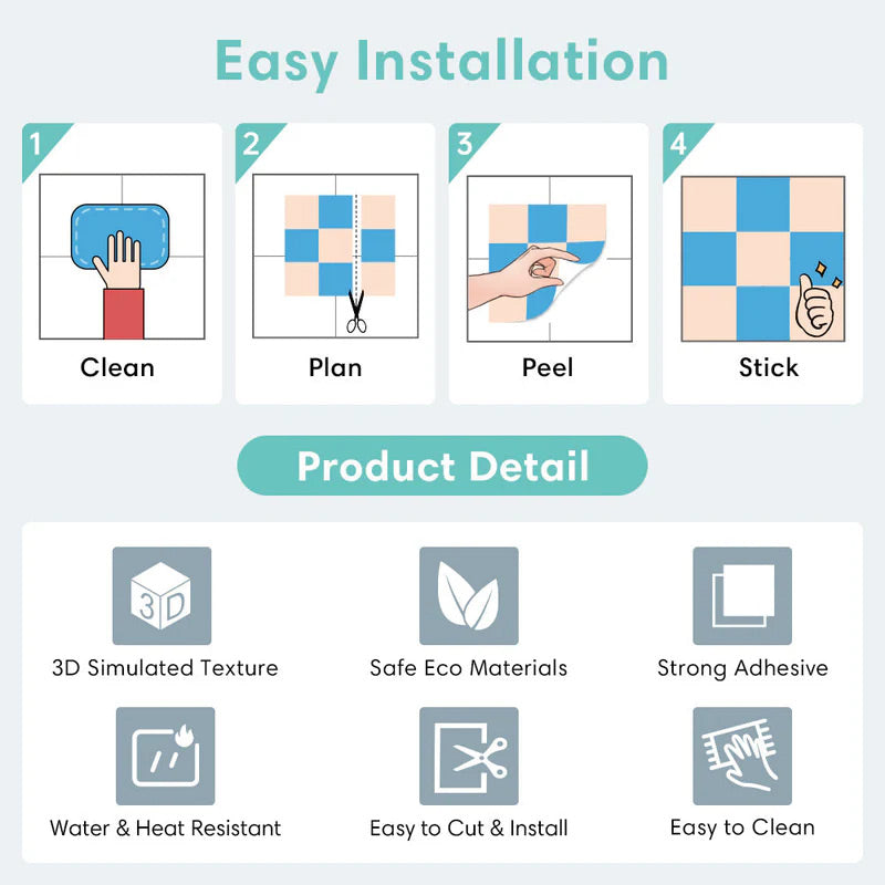 Fish Scale Peel and Stick Tile for Backsplash