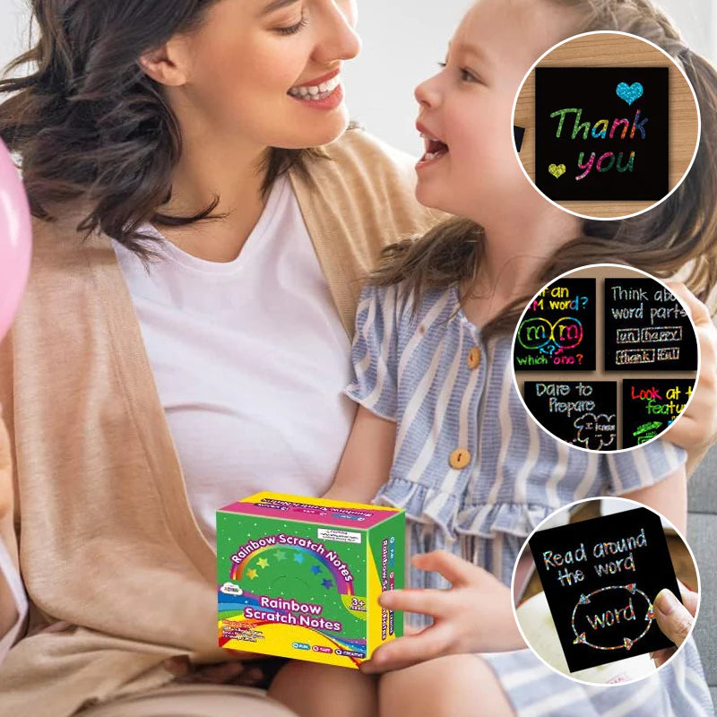 Creative Rainbow Scratch Paper Art Set