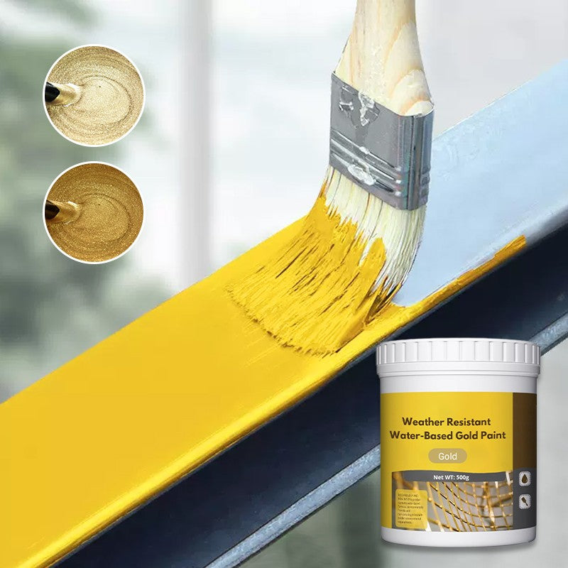 ✨Hot Sale Deals-Weather Resistant Water-based Gold Paint