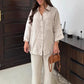 🔥Early Autumn Offers-50% OFF🔥Women's Cotton Linen Shirt and Pants Set