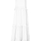 Women's Summer Casual Sleeveless Strappy Backless flounces Dress