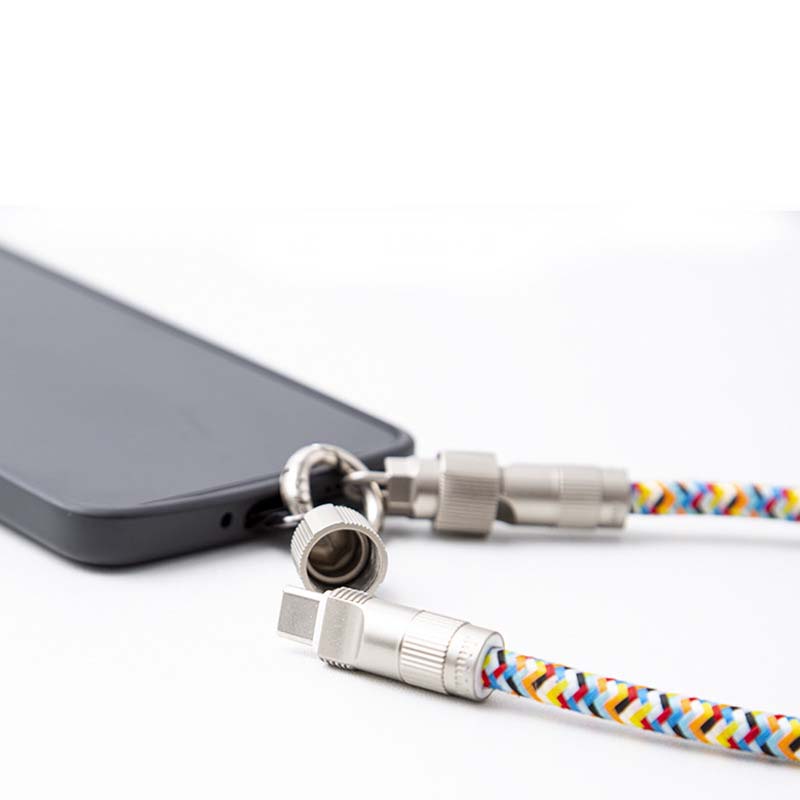 2-in-1 Phone Lanyard Charging Cable