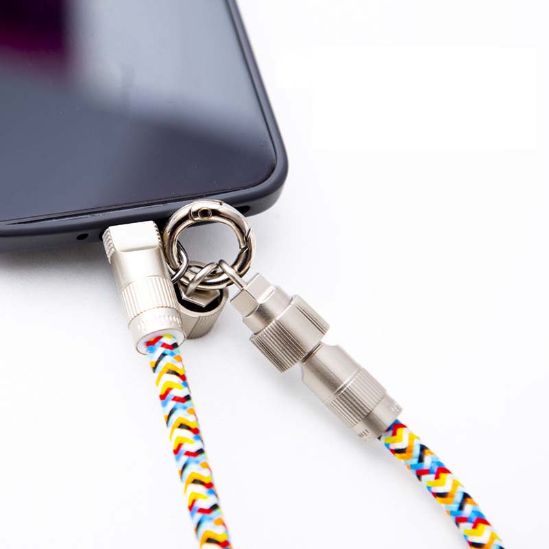 2-in-1 Phone Lanyard Charging Cable