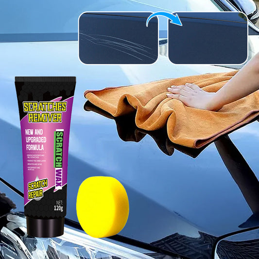 Car Scratch & Swirl Remover Wax with Sponge