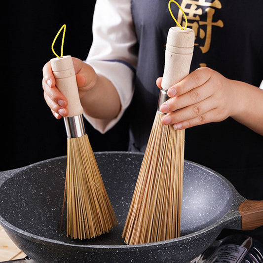 Natural Bamboo Kitchen Brushes