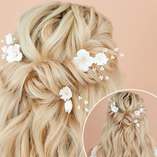 Floral Hair Pins