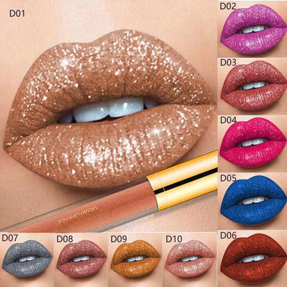 🔥Metallic Liquid Diamond Glitter Lipstick