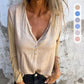 🔥Limited Time 39% OFF🔥Women’s Trendy Solid Color V Neck Long Sleeve Top