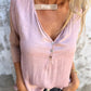 🔥Limited Time 39% OFF🔥Women’s Trendy Solid Color V Neck Long Sleeve Top