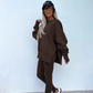 💕Women's Long Sleeve Printed Sweatshirt and Leggings 2-piece Set😎