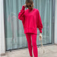 💕Women's Long Sleeve Printed Sweatshirt and Leggings 2-piece Set😎