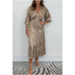 🌴 A summer-exclusive 👗 V-neck long-sleeved midi skirt for a lazy French romance 💕
