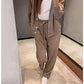 🌷Hot SALE 50% OFF🔥Women's Knitted Buttoned Jacket and Pants Two-piece Set
