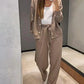 🌷Hot SALE 50% OFF🔥Women's Knitted Buttoned Jacket and Pants Two-piece Set