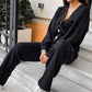 🌷Hot SALE 50% OFF🔥Women's Knitted Buttoned Jacket and Pants Two-piece Set