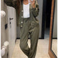 🌷Hot SALE 50% OFF🔥Women's Knitted Buttoned Jacket and Pants Two-piece Set