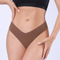 Seamless, sexy underwear with a low waist made of ice silk